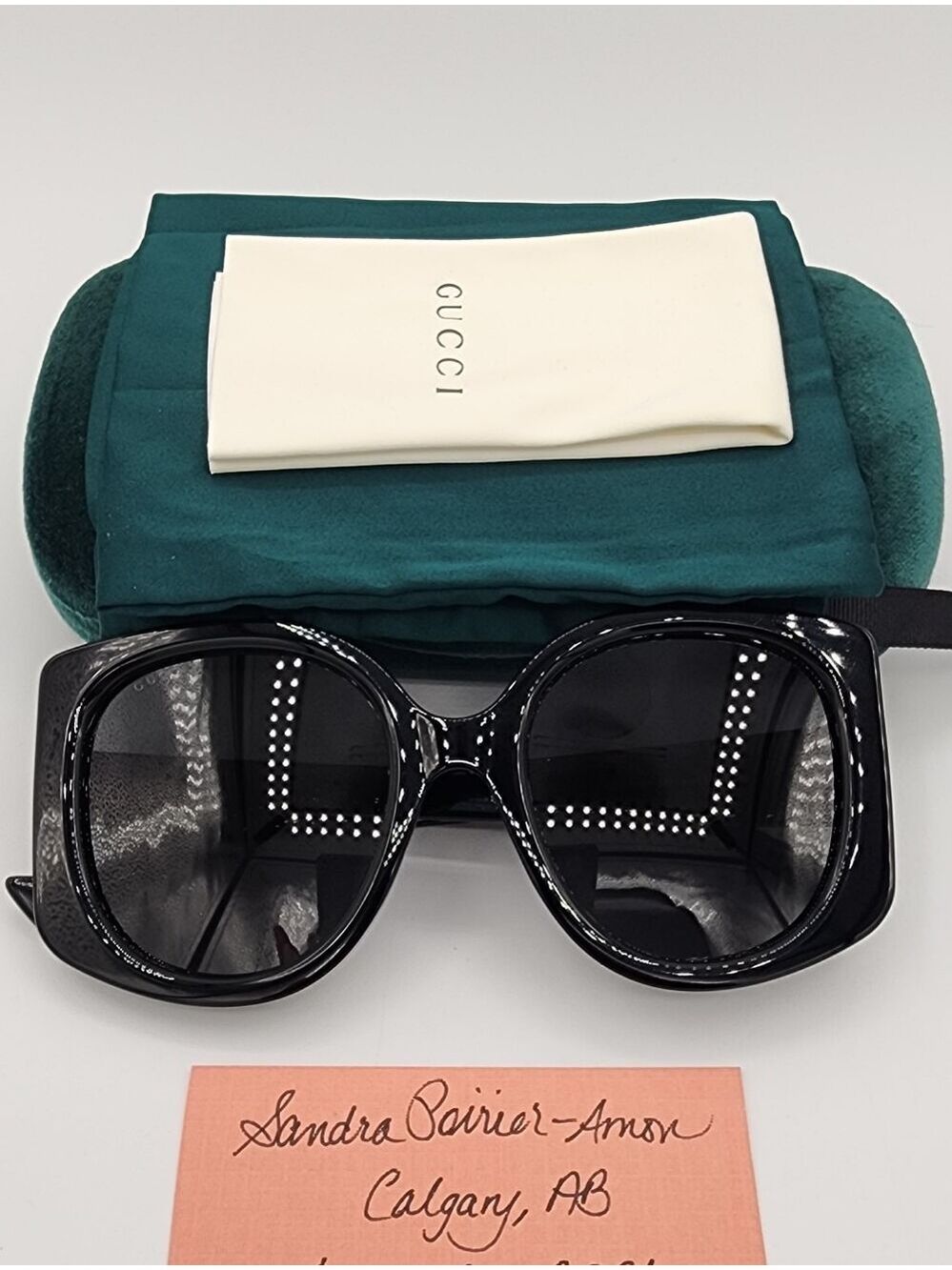 Gucci Black Sunglasses NEW